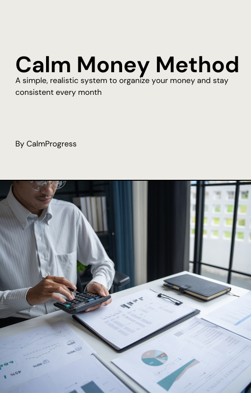 Calm Money Method Mockup